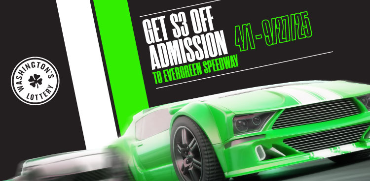 Get $3 off Admission to an Evergreen Speedway Race