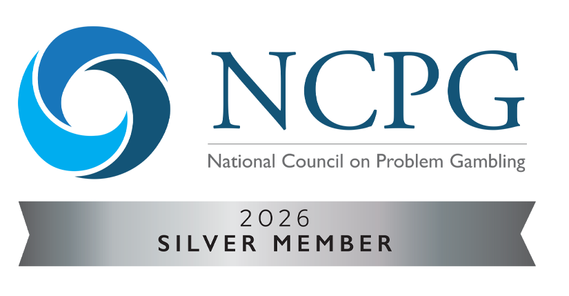 National Council on Problem Gambling 2026 Silver Member.